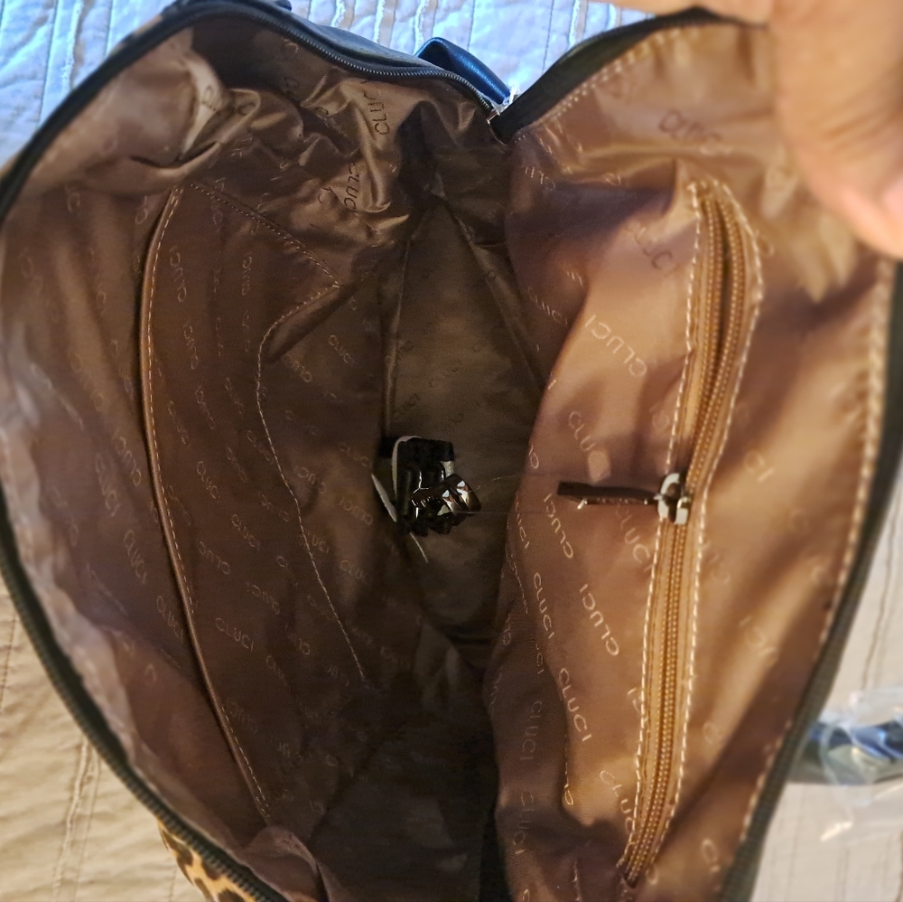 Leopard Print Backpack - Picture 4 of 6